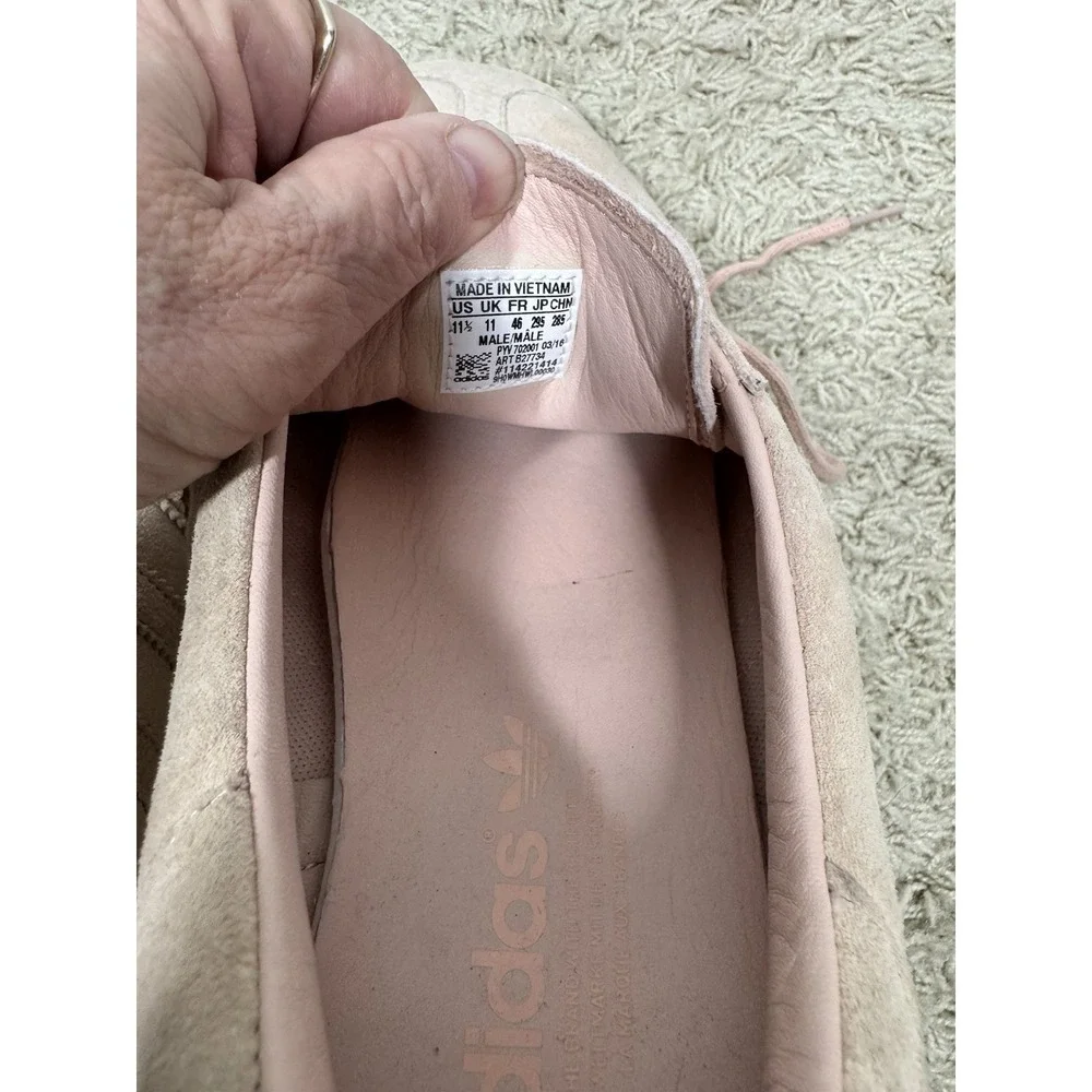 Adidas Samoa Pantone Pink PigSkin Edition‎ Mens 11.5M Sneakers Shoes B27734 Gym